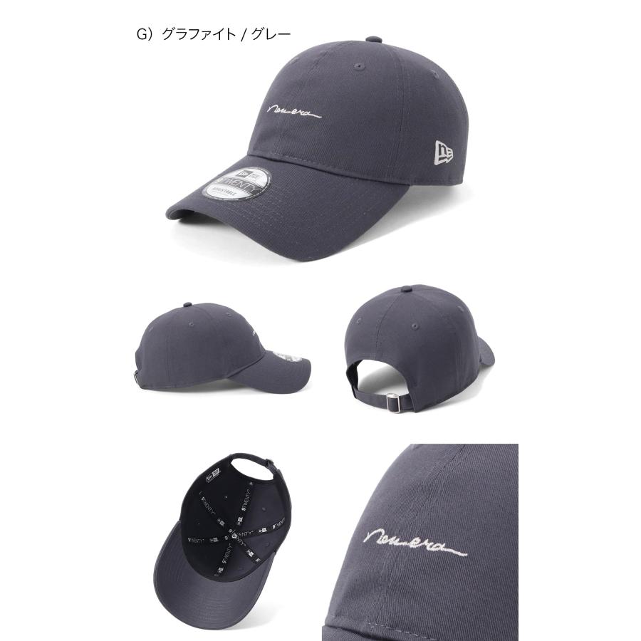 NEW ERA（ニューエラ） ニューエラキャップ シンプル手書きロゴ