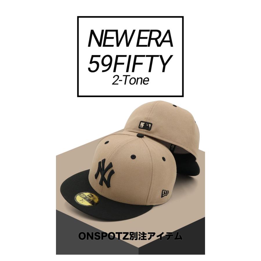 NEW ERA ニューエラキャップ 59FIFTY 2トーン ONSPOTZ別注 : ONSPOTZ