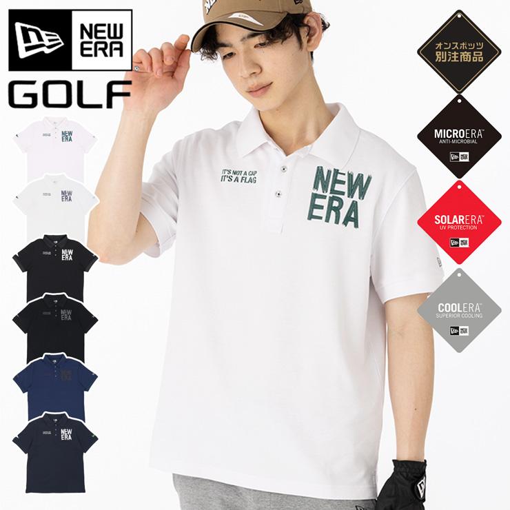 NEW ERA ニューエラゴルフ ポロシャツ 半袖 ONSPOTZ別注 NEW ERA ニューエラゴルフ ポロシャツ 半袖 ONSPOTZ別注