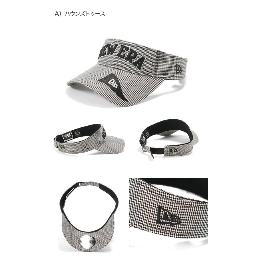 NEW ERA ニューエラゴルフ サンバイザー チェック ONSPOTZ別注 NEW ERA ニューエラゴルフ サンバイザー チェック ONSPOTZ別注