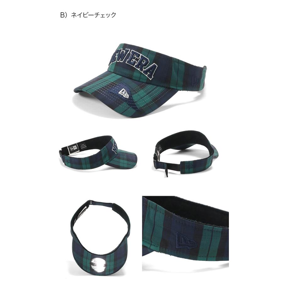 NEW ERA ニューエラゴルフ サンバイザー チェック ONSPOTZ別注 NEW ERA ニューエラゴルフ サンバイザー チェック ONSPOTZ別注