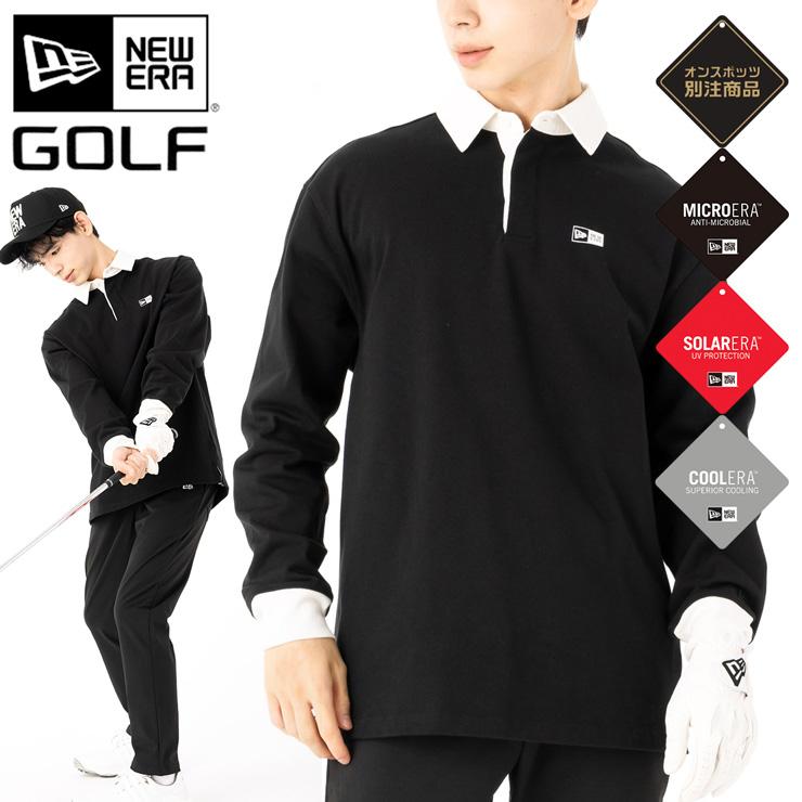 NEW ERA ニューエラ GOLFアパレル ラガーシャツBOXロゴ ONSPOTZ NEW ERA ニューエラ GOLFアパレル ラガーシャツBOXロゴ ONSPOTZ