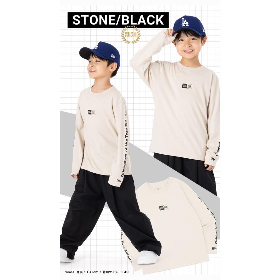 NEW ERA（ニューエラ） ニューエラキッズ 長袖Tシャツ 袖ロゴ ONSPOTZ