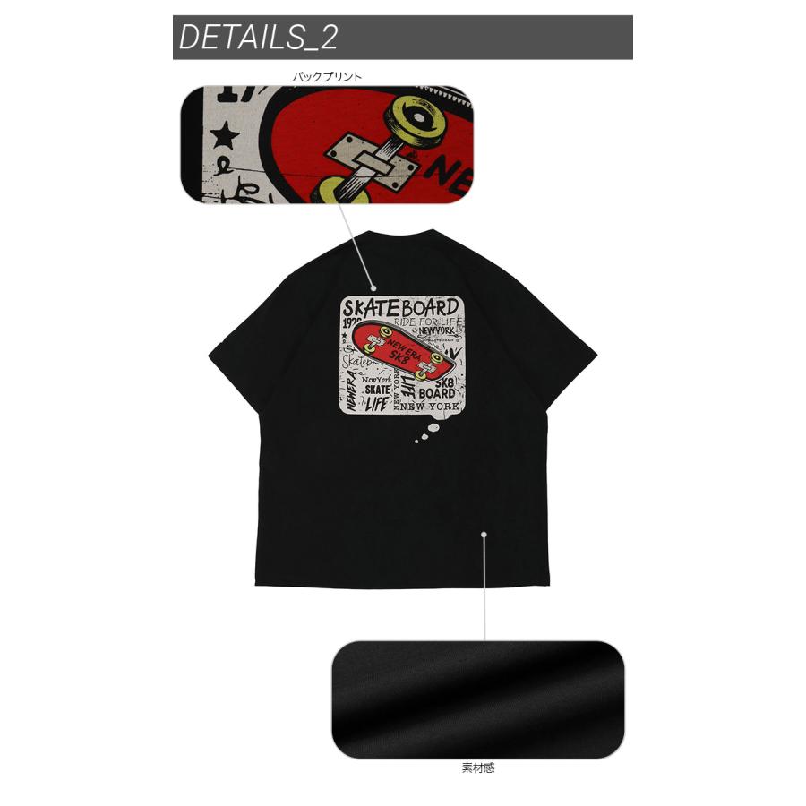 NEW ERA（ニューエラ） 韓国企画 半袖Tシャツ スケートボード