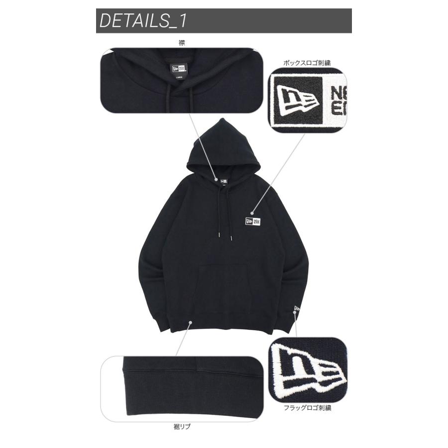 未使用 ボックスロゴパーカー プルオーバー スウェット フーディ サイズL NEW ERA（ニューエラ） 長袖パーカー ボックスロゴ ONSPOTZ別注