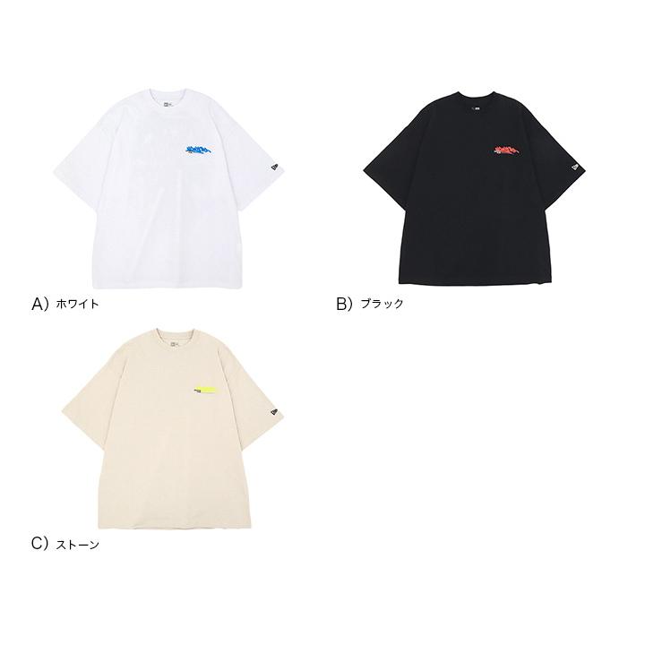 ニューエラ 半袖Tシャツ オーバーサイズ グラフィティデザイン｜caponspotz｜04