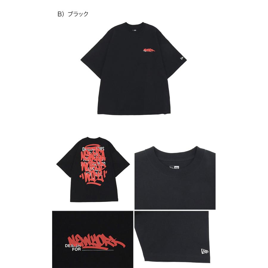 ニューエラ 半袖Tシャツ オーバーサイズ グラフィティデザイン｜caponspotz｜08