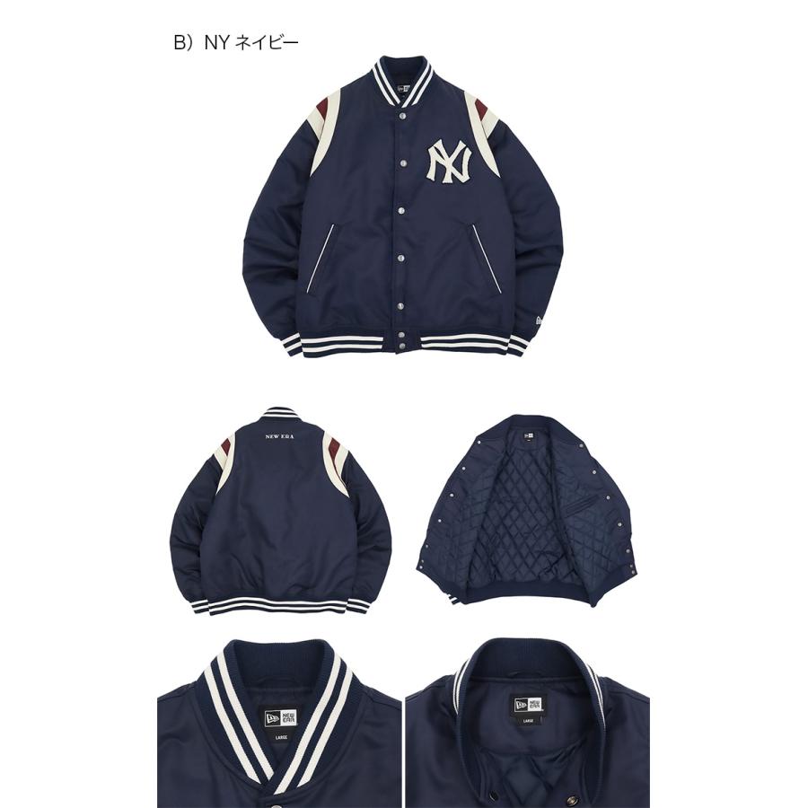 NEW ERA（ニューエラ） バーシティージャケット スタジャン MLB