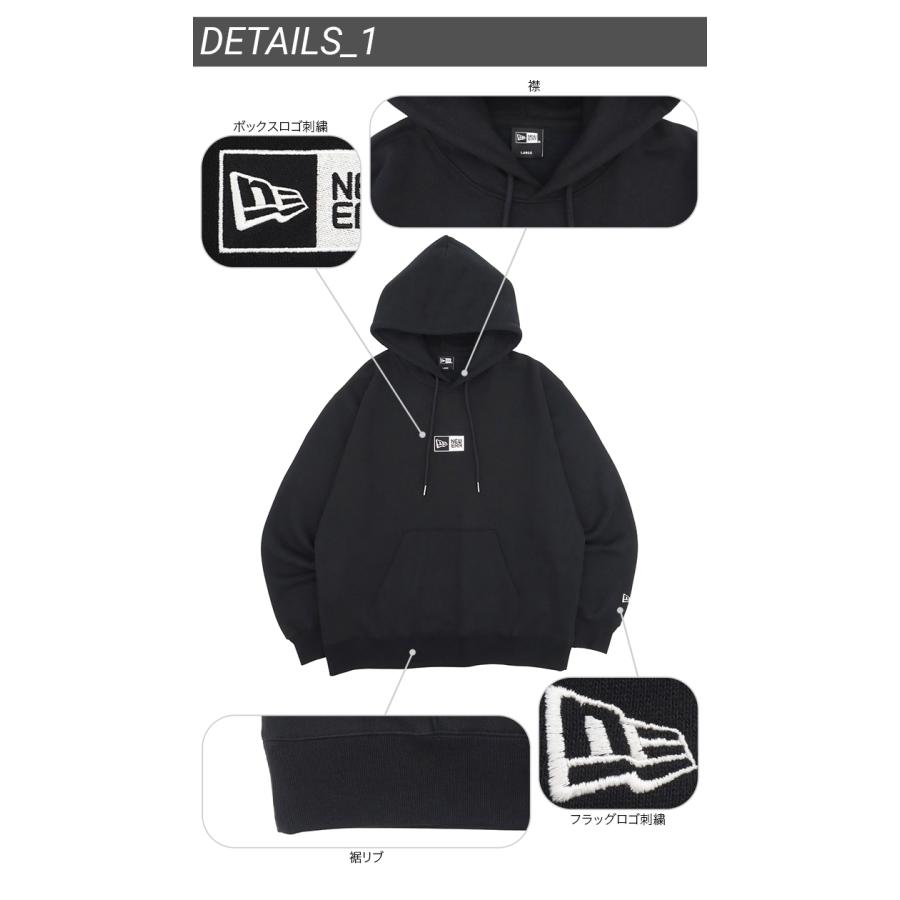 ボックスロゴオーバーサイズパーカー❤︎ NEW ERA（ニューエラ） パーカー パーカー BoxLogoオーバーサイズ