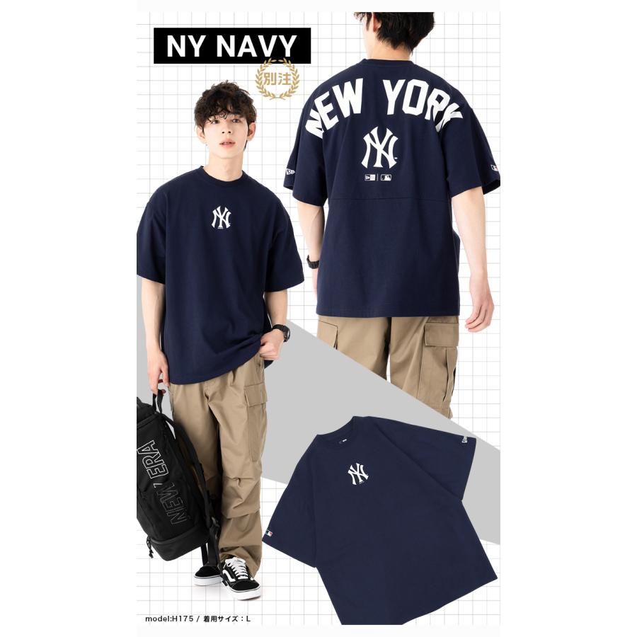 ニューエラ 半袖Tシャツ オーバーサイズドロップ ONSPOTZ別注の画像