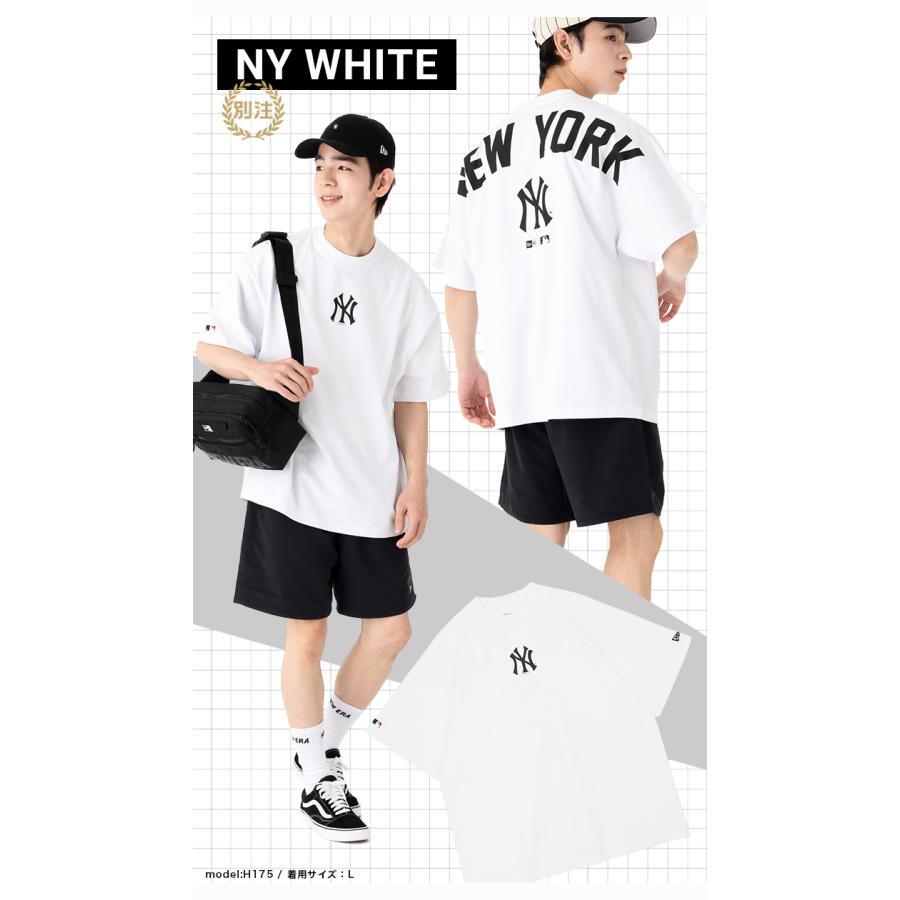 ニューエラ 半袖Tシャツ オーバーサイズドロップ ONSPOTZ別注の画像