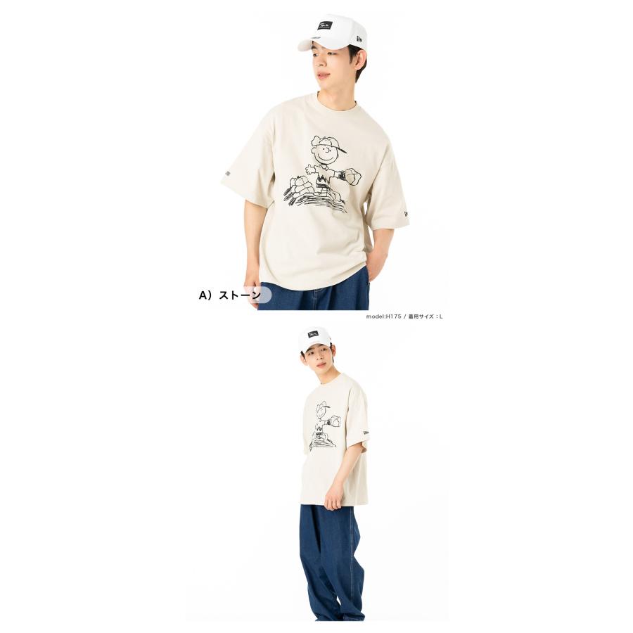 ニューエラ 半袖Tシャツ ピーナッツ スヌーピーコラボ｜caponspotz｜04