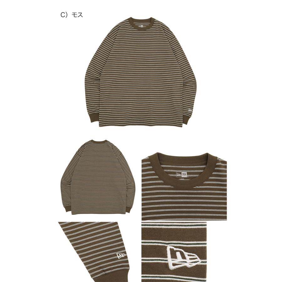 UNUSED 19AW ブラウン ボーダー オーバーサイズ Tシャツ UNUSED 19AW 黒 ブラウン ボーダー オーバーサイズ Tシャツ