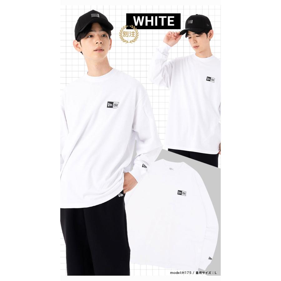 NEW ERA ニューエラ 長袖Tシャツ ボックスロゴ ONSPOTZ別注 NEW ERA ニューエラ 長袖Tシャツ ボックスロゴ ONSPOTZ別注