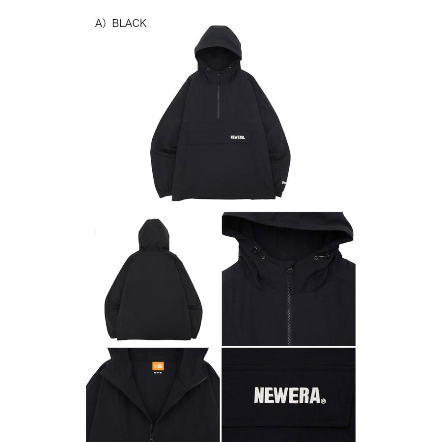 韓国New Era■シンプルロゴパーカー■5色■送料込 NEW ERA ニューエラ 韓国企画 アノラックジャケット パーカー