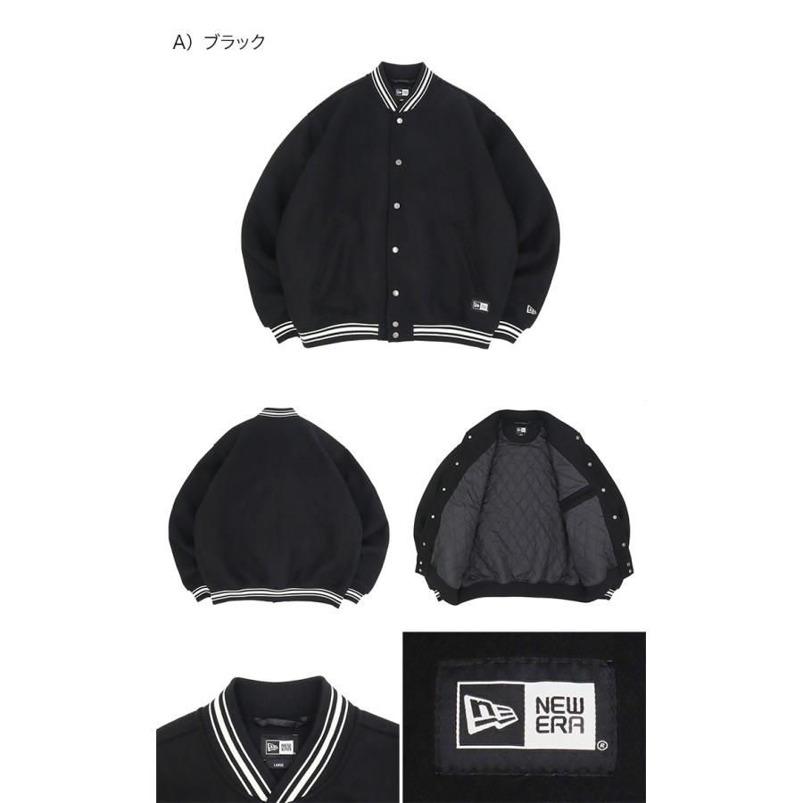 NEW ERA ニューエラ メルトンバーシティージャケット スタジャン NEW ERA ニューエラ メルトンバーシティージャケット スタジャン