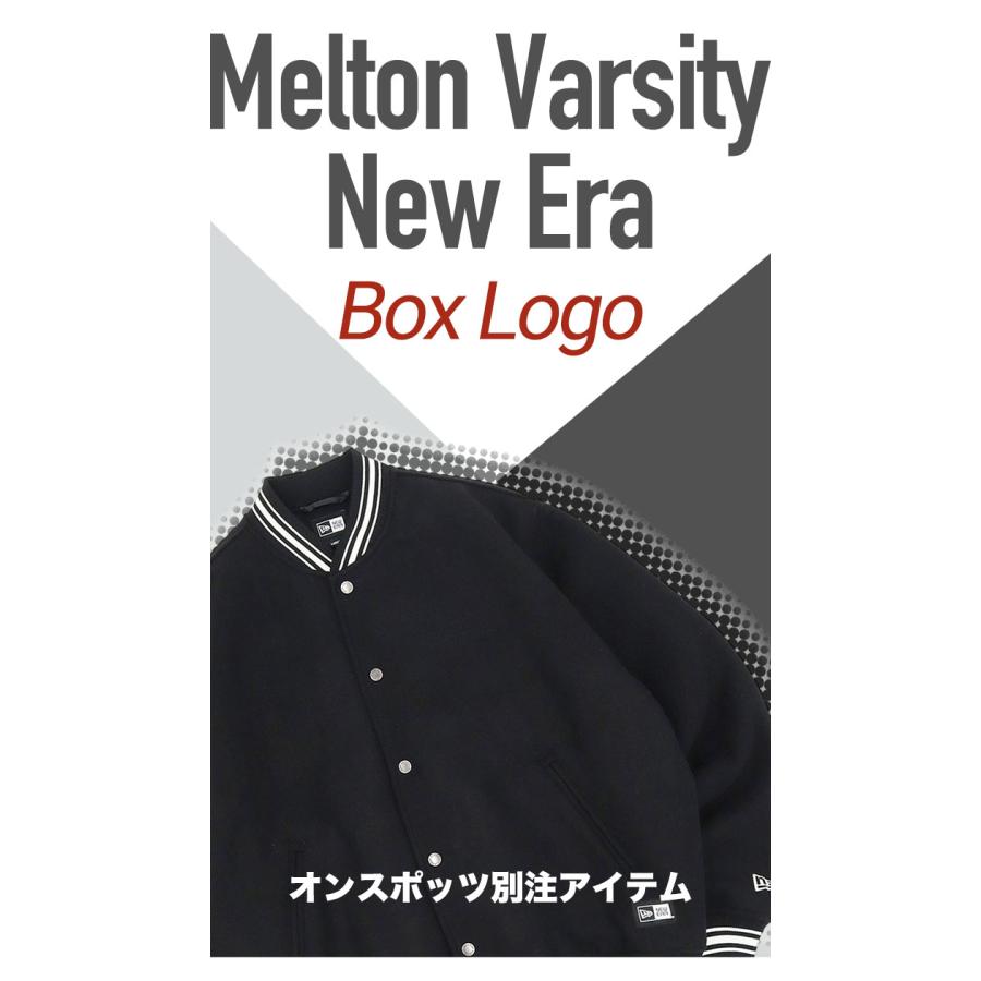 NEW ERA ニューエラ メルトンバーシティージャケット スタジャン NEW ERA ニューエラ メルトンバーシティージャケット スタジャン