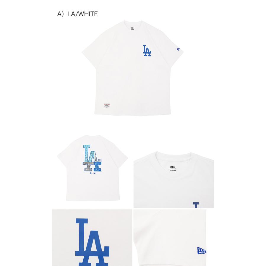 NEW ERA ニューエラ 韓国企画 半袖Tシャツ MLBペイズリー