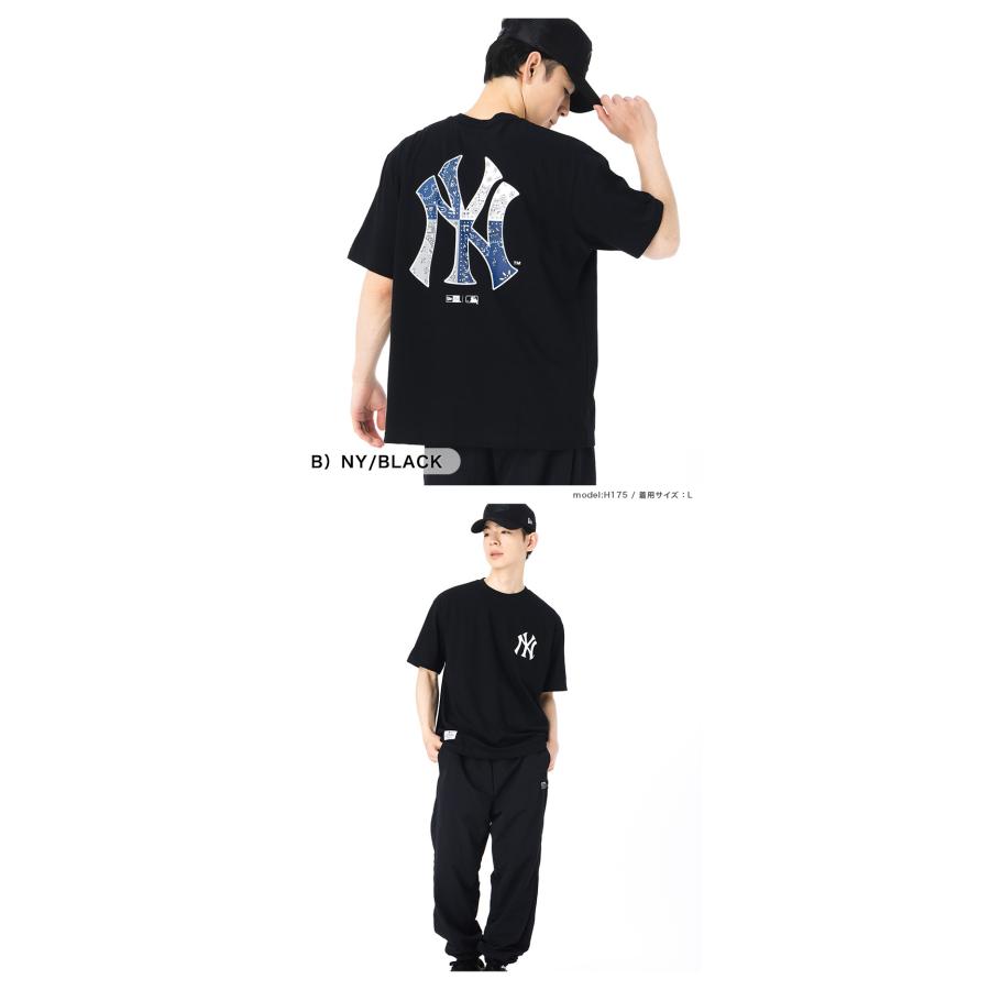 NEW ERA ニューエラ 韓国企画 半袖Tシャツ MLBペイズリー
