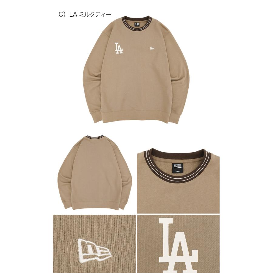 ニューエラNEWERAトレーナーSideTape Crew Neck Sweat 楽天市場】ニューエラ トレーナー NEW ERA クルーネック 黒 白
