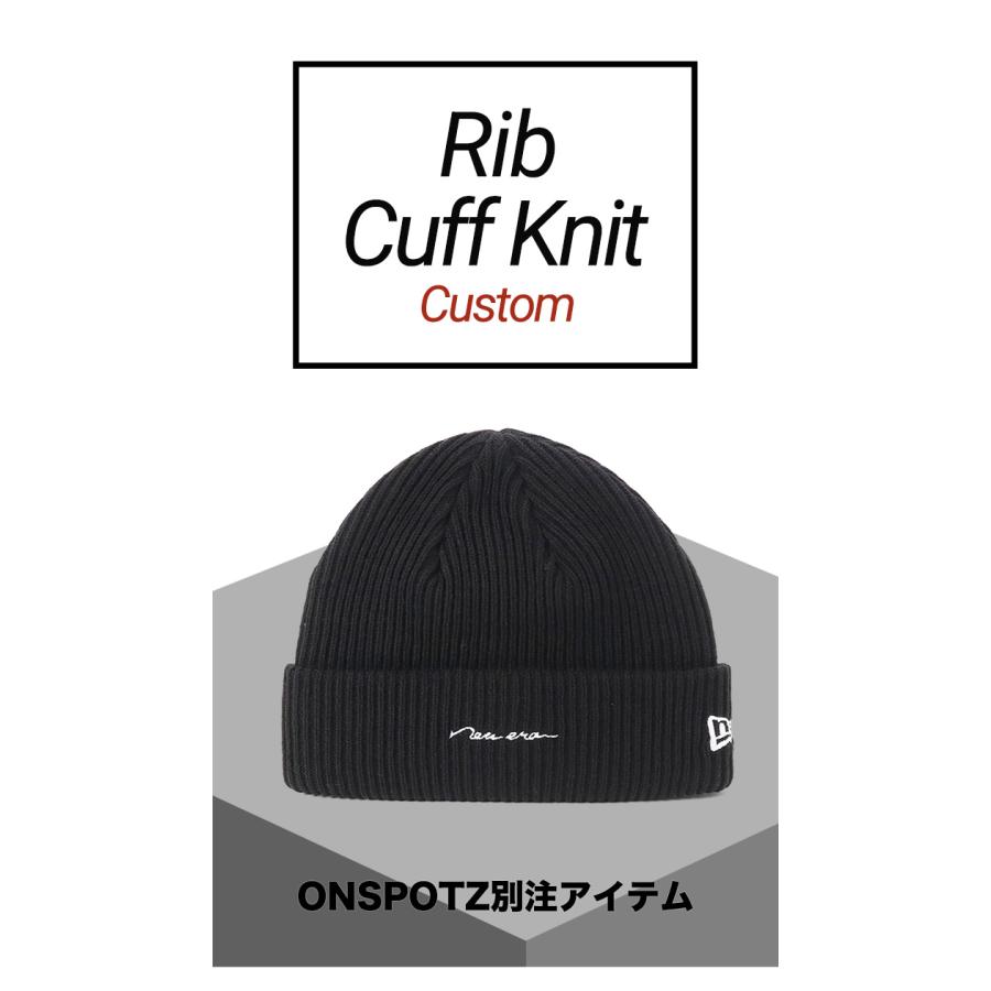 ELIN♡リブカフニット NEW ERA（ニューエラ） リブカフニット帽 HANDWRITTEN ONSPOTZ別注
