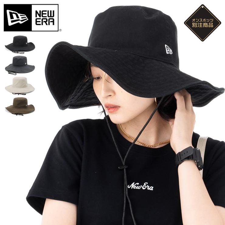 NEW ERA ニューエラハット つば広 UVケア ONSPOTZ別注 : ONSPOTZ NEW ERA ニューエラハット つば広 UVケア ONSPOTZ別注 : ONSPOTZ