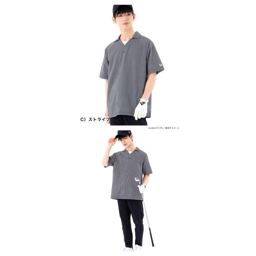 9*0様 【NEW ERA】半袖 スキッパー ポロシャツМ セール】ニューエラ ゴルフ 半袖 スキッパー（ポロシャツ）｜NEW