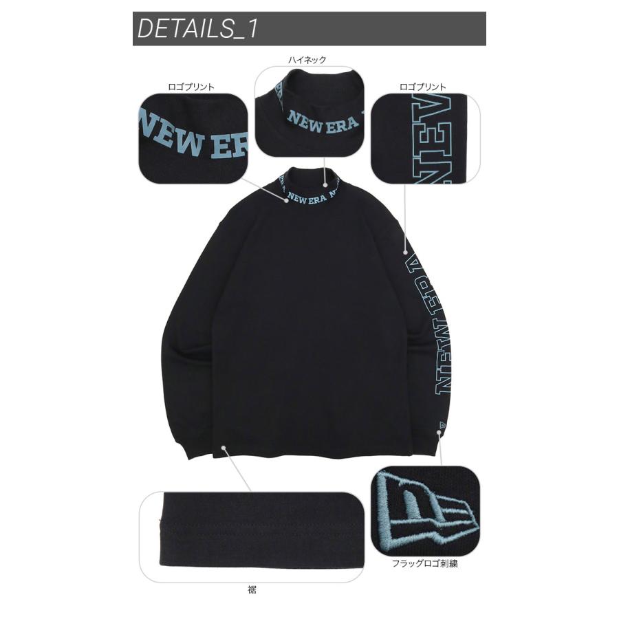NEW ERA ニューエラゴルフ 長袖Tシャツ ハイネック あったかT