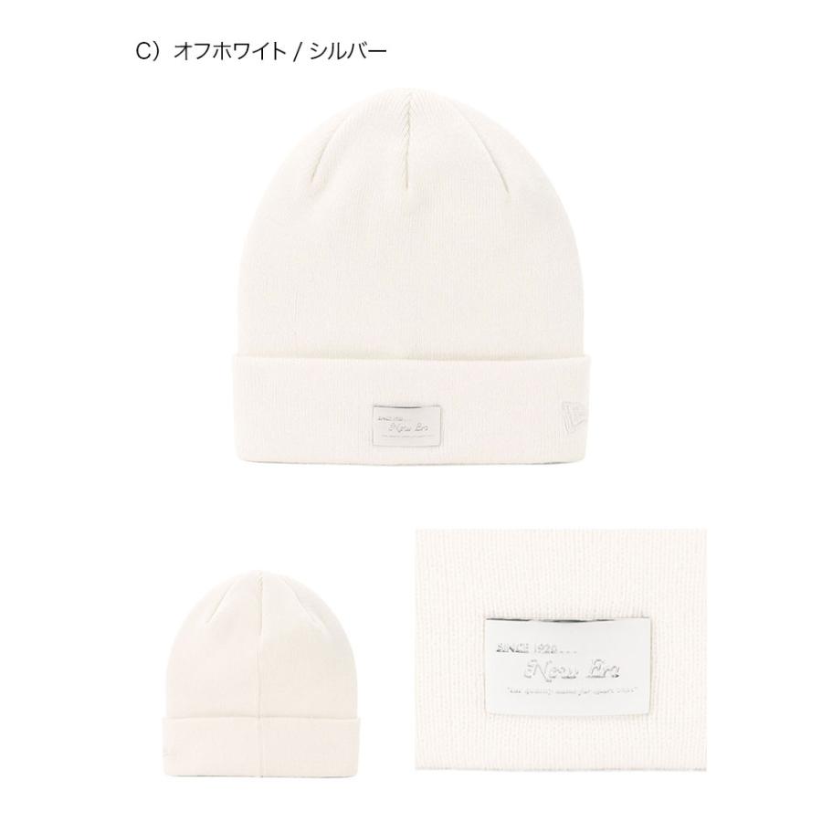 NEW ERA ニューエラ ニット帽 メタルプレート ONSPOTZ別注 NEW ERA ニューエラ ニット帽 メタルプレート ONSPOTZ別注