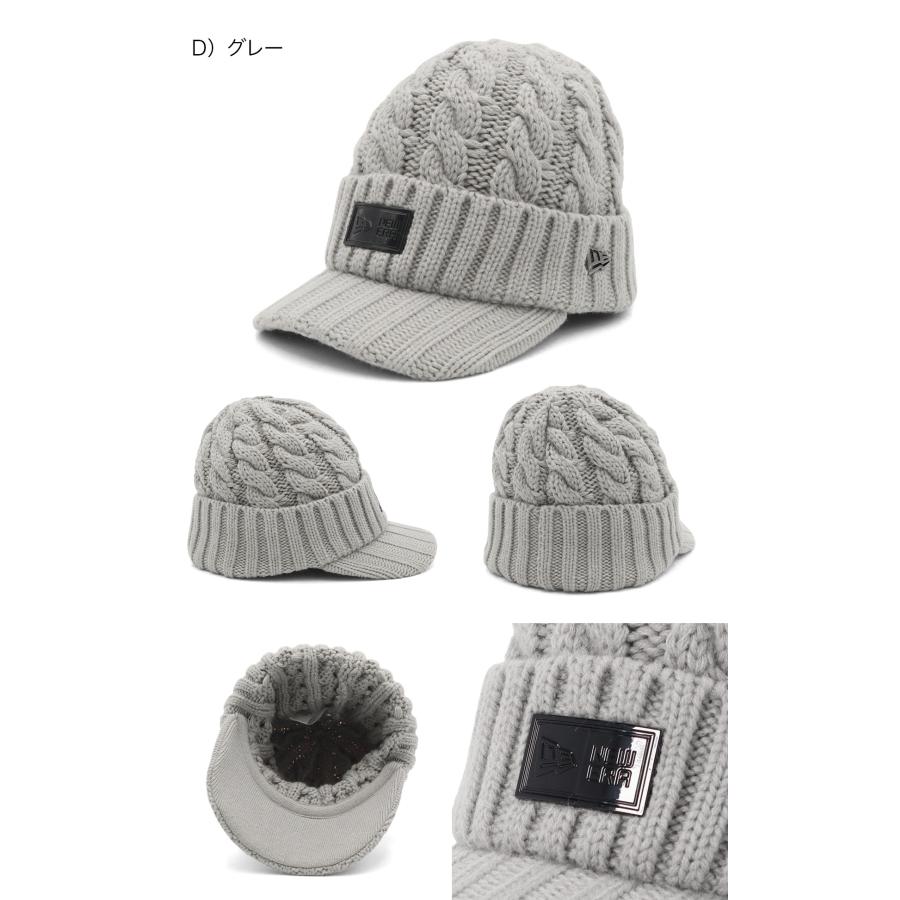 NEW ERA（ニューエラ） バイザー付きニット メタルプレート ONSPOTZ