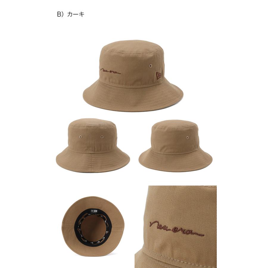 NEW ERA ニューエ ラキッズ バケットハット 手書き風ロゴ