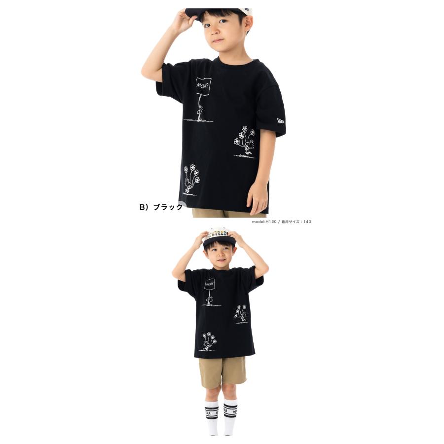 ニューエラキッズ 半袖Tシャツ ピーナッツスヌーピーコラボ｜caponspotz｜07