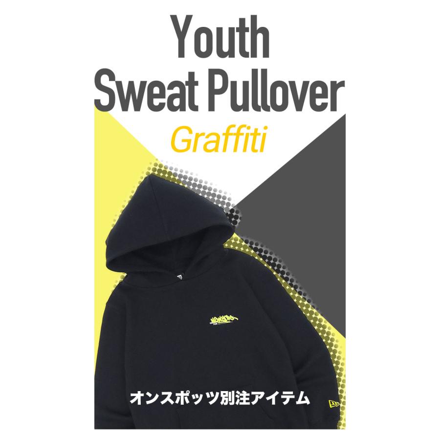 NEW ERA ニューエラキッズ 長袖パーカー グラフィティフーディー