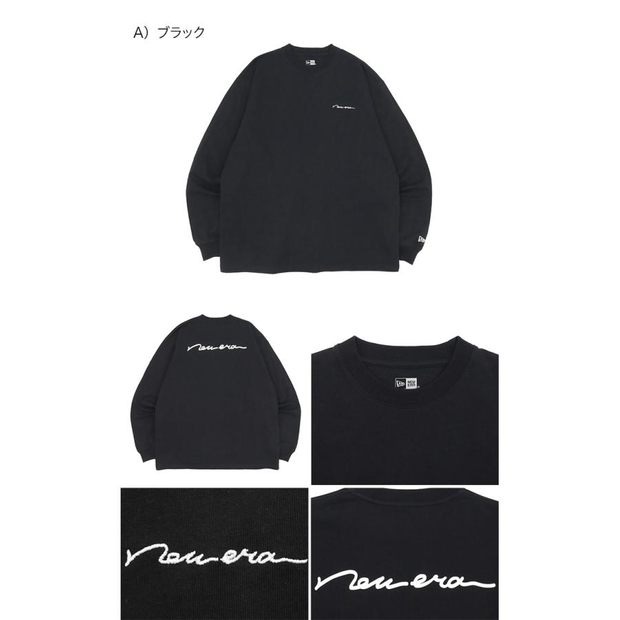 NEW ERA（ニューエラ） ニューエラ長袖Tシャツ ロンT 手書き風ロゴ