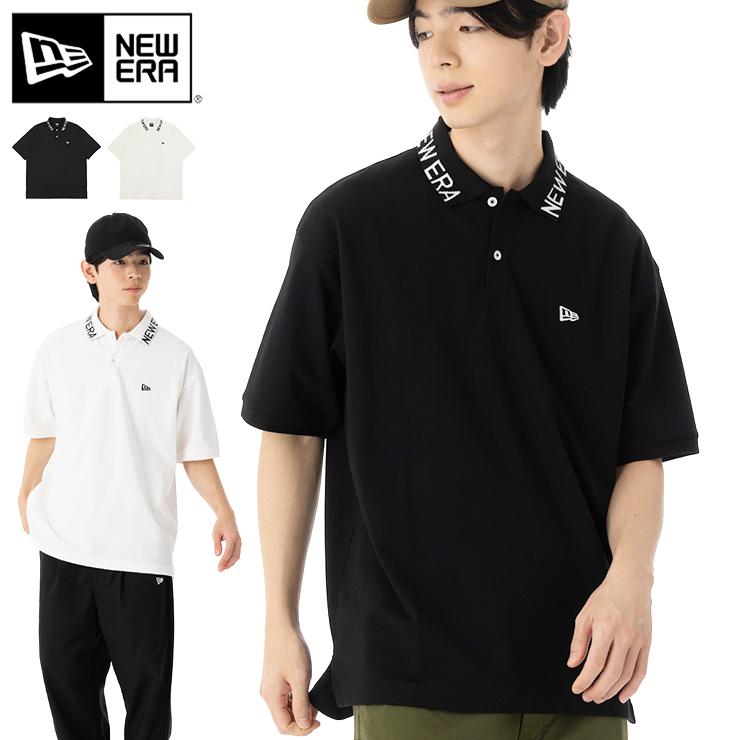 【新品】ニューエラ／ポロシャツ／半袖 NEW ERA ニューエラ 半袖ポロシャツ オーバーサイズ コットン