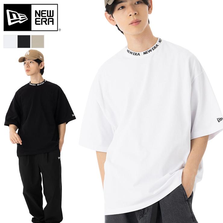 [New Era] オーバーサイズTシャツ NEW ERA ニューエラ 半袖Tシャツ オーバーサイズ 襟ジャカード