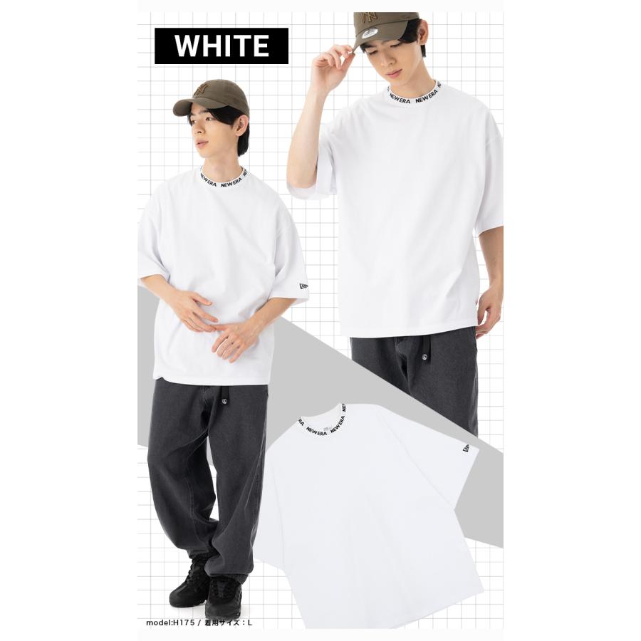 NEW ERA ニューエラ 半袖Tシャツ オーバーサイズ 襟ジャカード