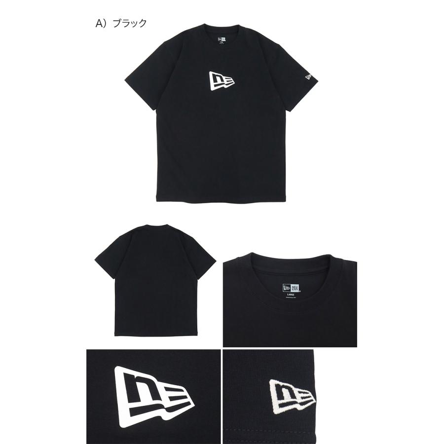 NEW ERA（ニューエラ） 半袖Tシャツ フラッグロゴ コットン : ONSPOTZ