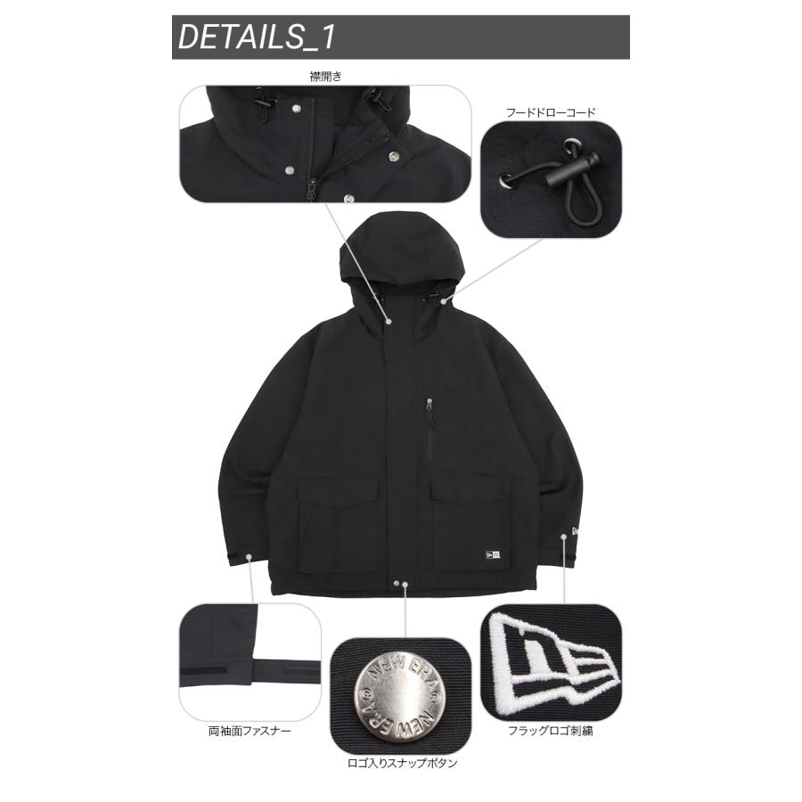 NEW ERA（ニューエラ） マウンテンパーカー ボックスロゴ コットン