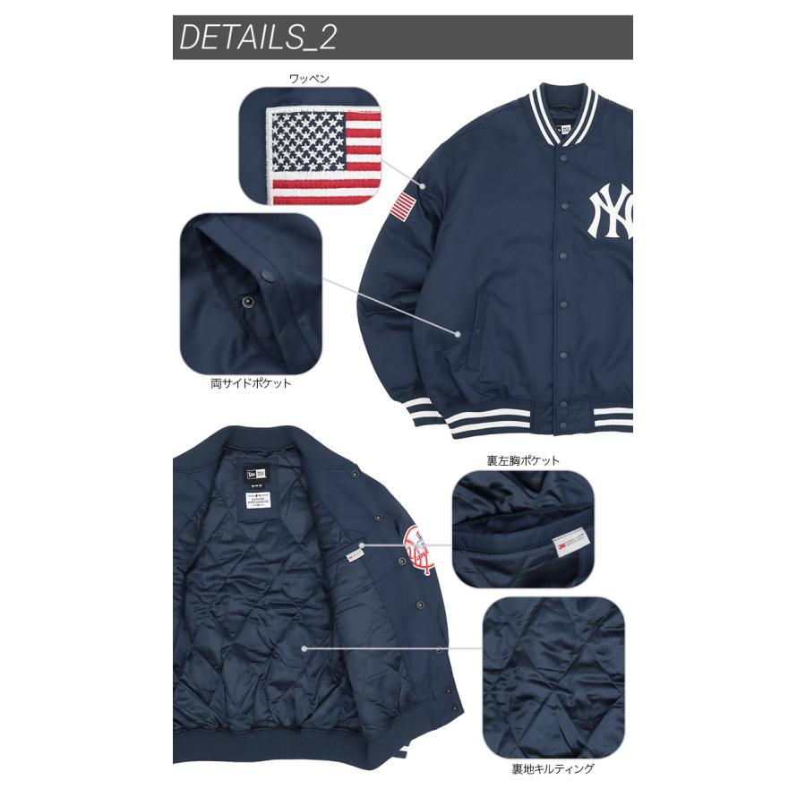 NEW ERA スタジャン ラムレザー キルティング サイズM NEW ERA（ニューエラ） スタジャン MLB : ONSPOTZ Yahoo!ショッピング