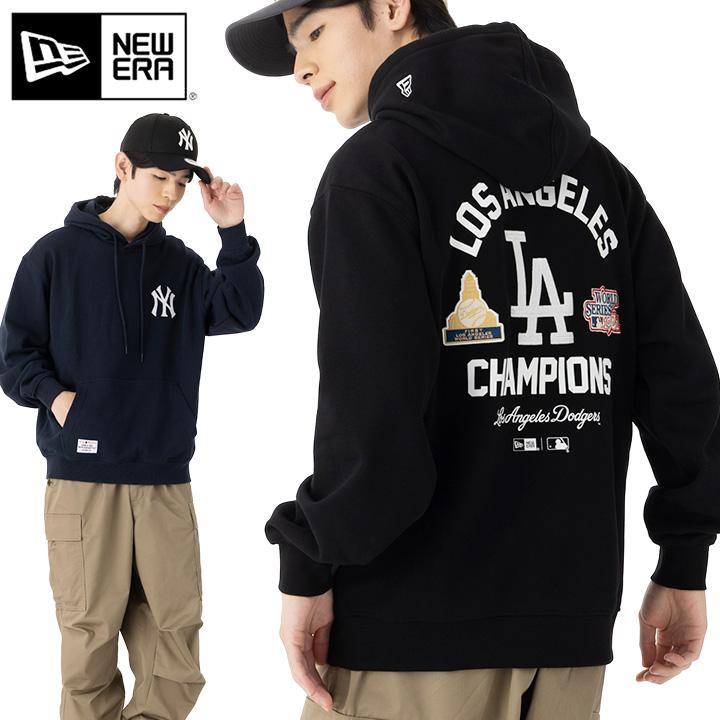 MLB ニューヨーク ロゴ スウェットパーカー　MLB正規品　新品 NEW ERA ニューエラ スウェットプルオーバーパーカー ワールドシリーズ