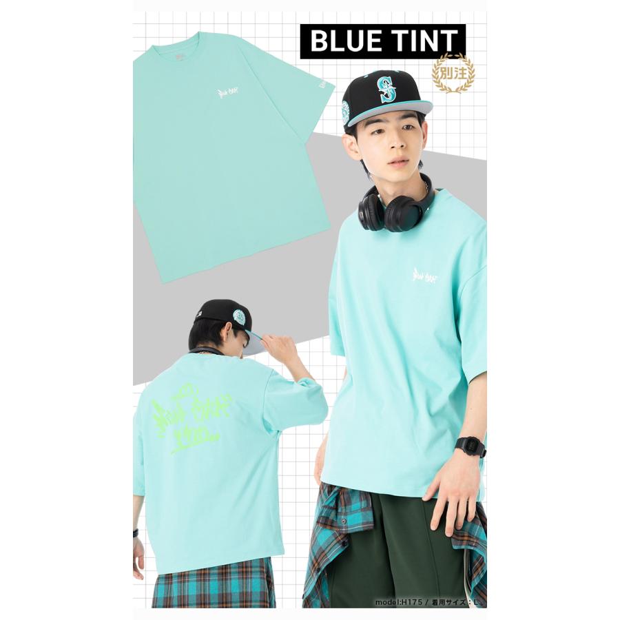 天然水 OVER PRINT 半袖Tシャツとキャップセット NEW ERA（ニューエラ） 半袖Tシャツ バックプリント ONSPOTZ別注