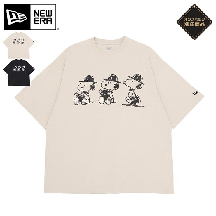 コラージュ Tシャツ★ニューエラ★半そで NEWSPAPER COLLAGE NEW ERA ニューエラ 半袖Tシャツ スーピーコラボ ONSPOTZ別注
