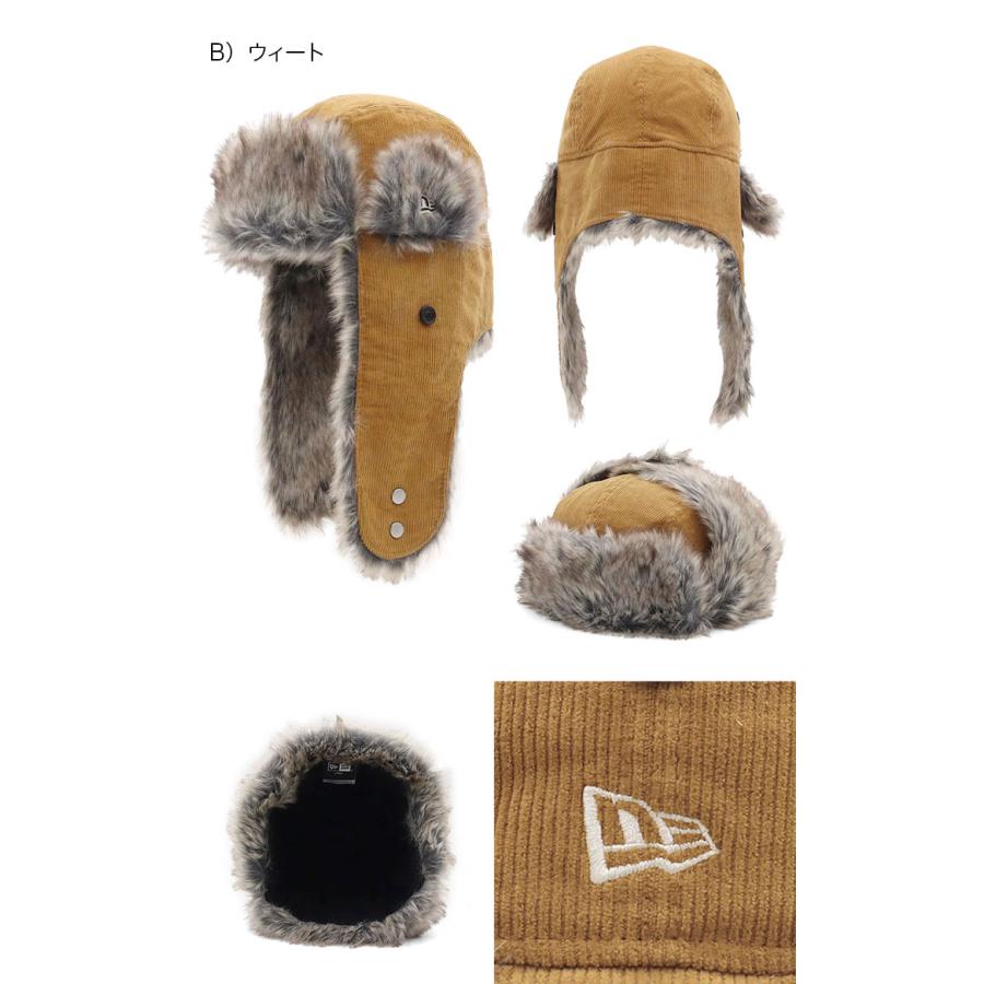 NEW ERA ロゴフライトキャップ トラッパー コーデュロイ NEW ERA（ニューエラ） New Era NEW ERA 帽子 フライトキャップ