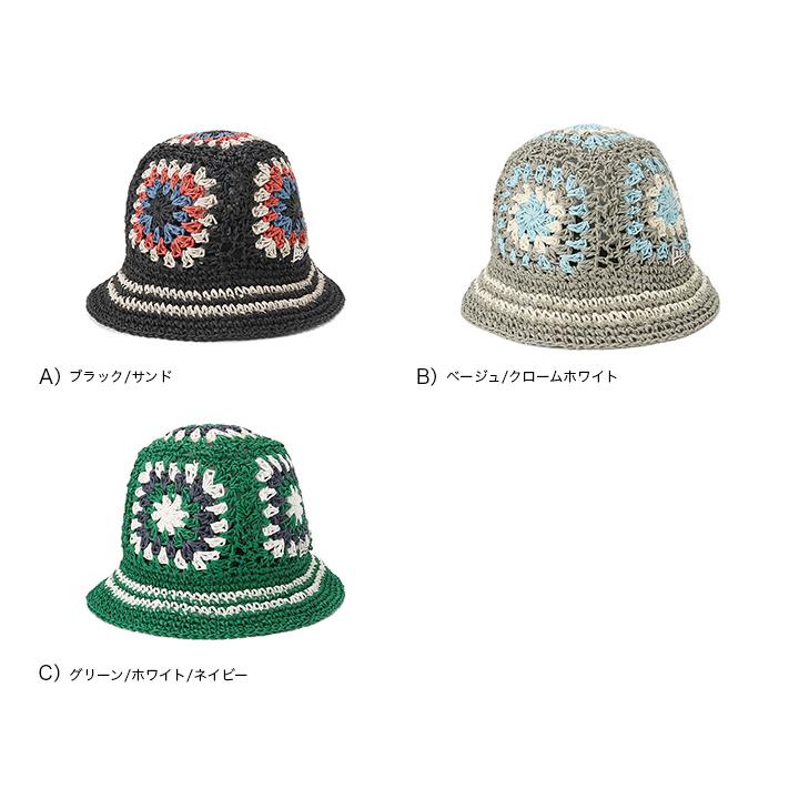 NEW ERA ニューエラ クロシェニットハット バケットハット NEW ERA ニューエラ クロシェニットハット バケットハット