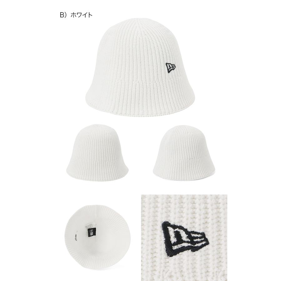 ホワイト ニット バケットハット NEW ERA ニューエラ ニットバケットハット エクスプローラー