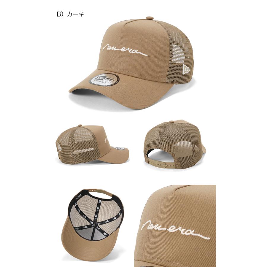 NEW ERA ニューエラメッシュキャップ 9FORTYA-FRAME 手書き風