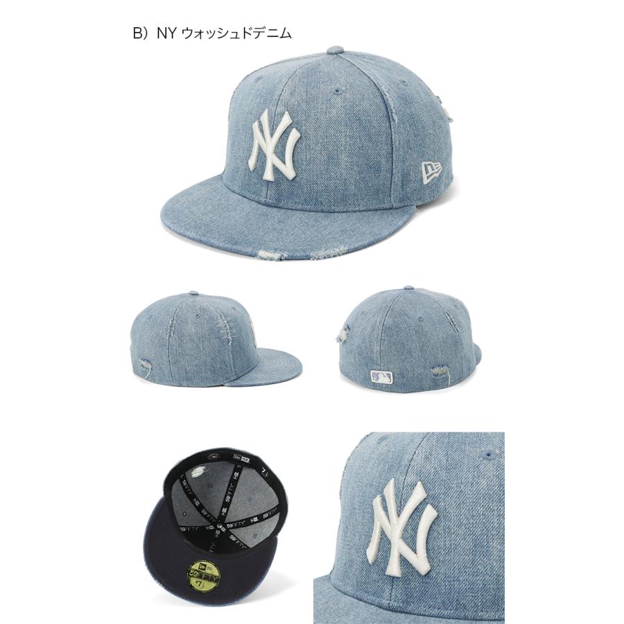 NEW ERA ダメージキャップ NEW ERA（ニューエラ） ニューエラキャップ 59FIFTY MLB ダメージ