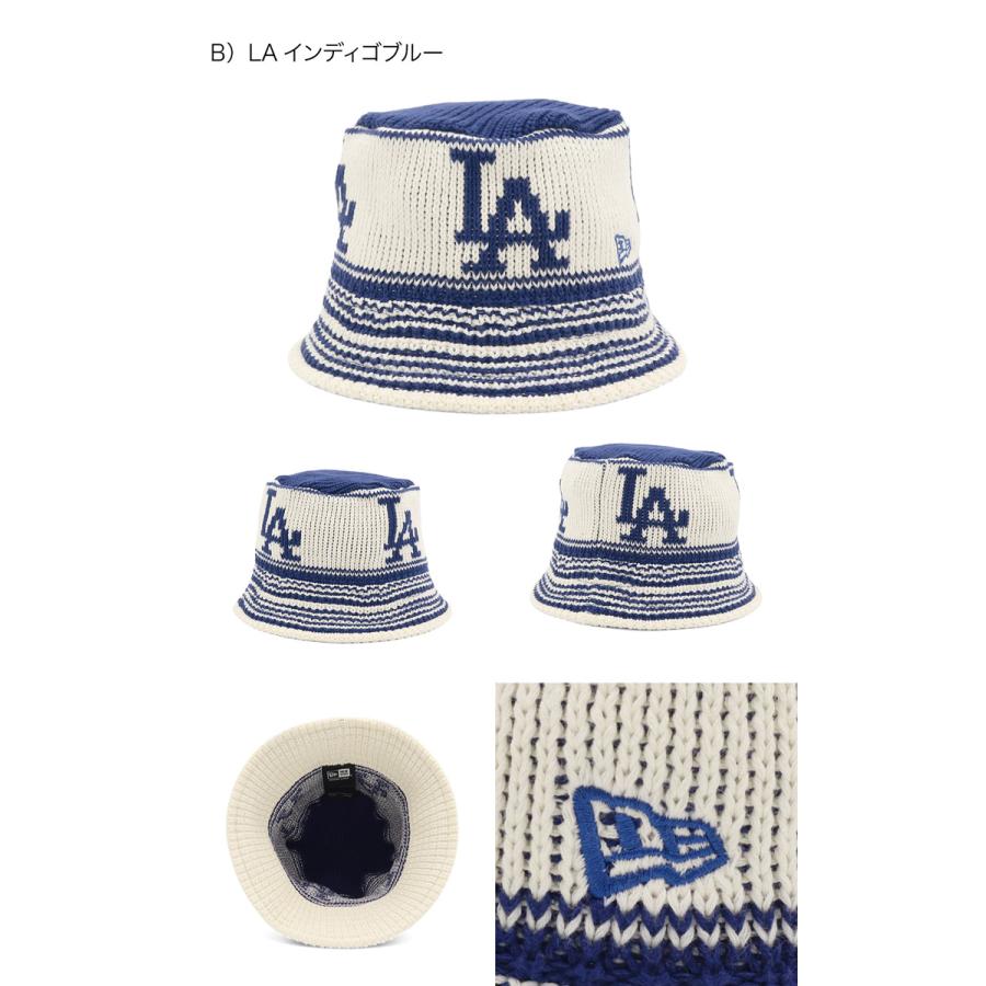 韓国 MLB ベーシックニットドロップバケットハット NY NEW ERA（ニューエラ） 帽子 ハット NEW ERA NEW YORK YANKEES KNIT