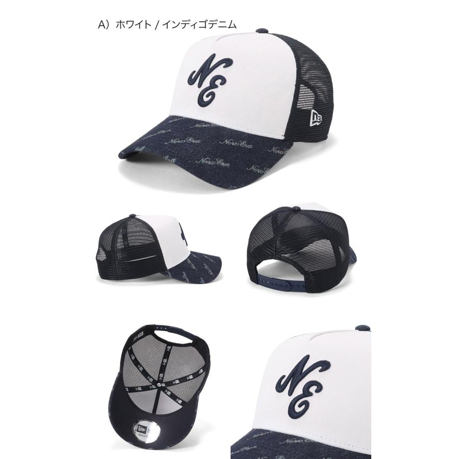 NEW ERA ニューエラメッシュキャップ 9FORTYA-FRAME デニム